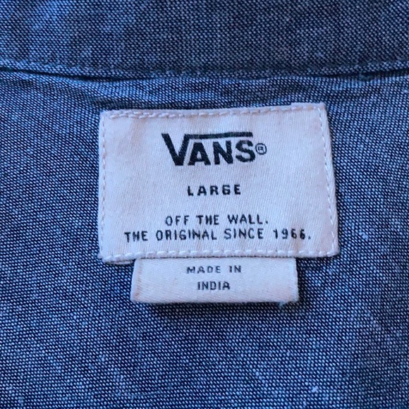 Boys Flannel Vans Shirt - Picture 2 of 3